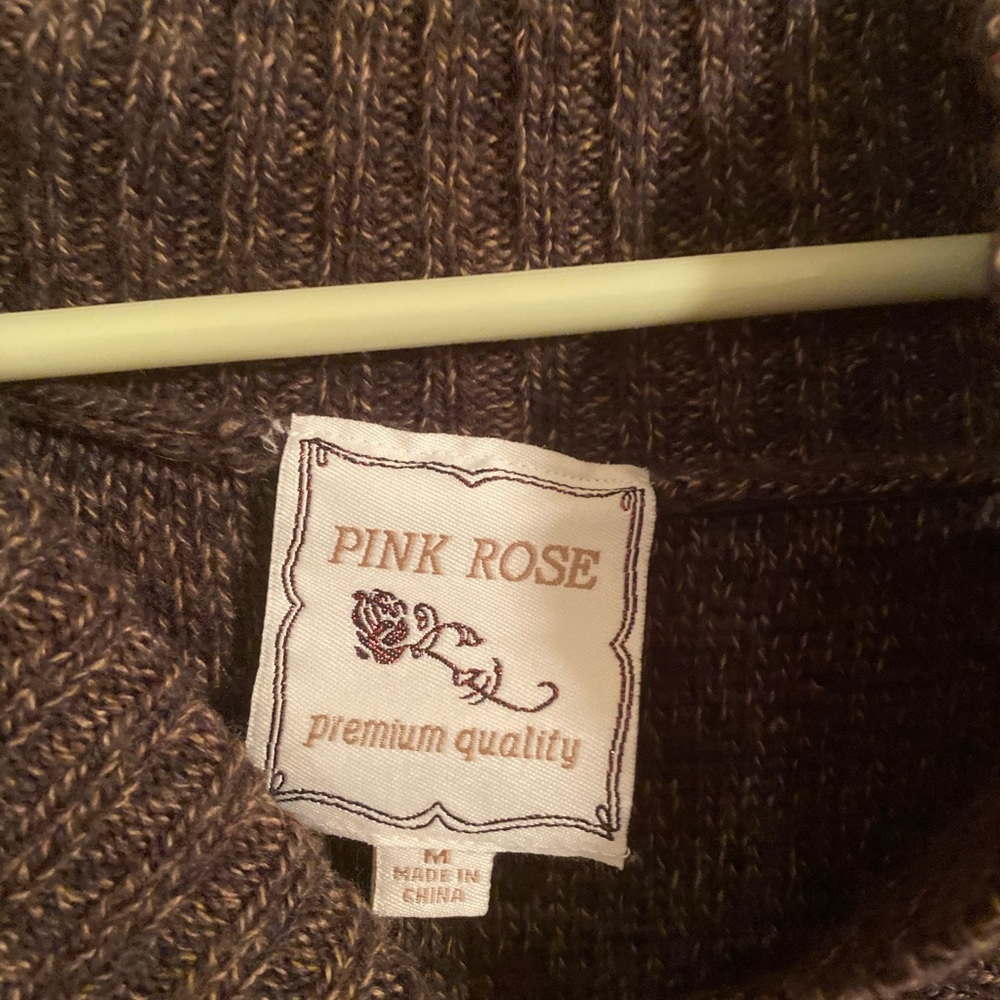 Pink Rose sweater dress